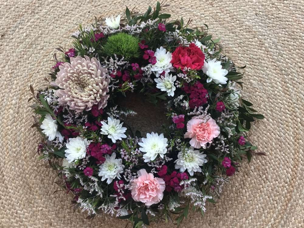 Floral Wreath Pink