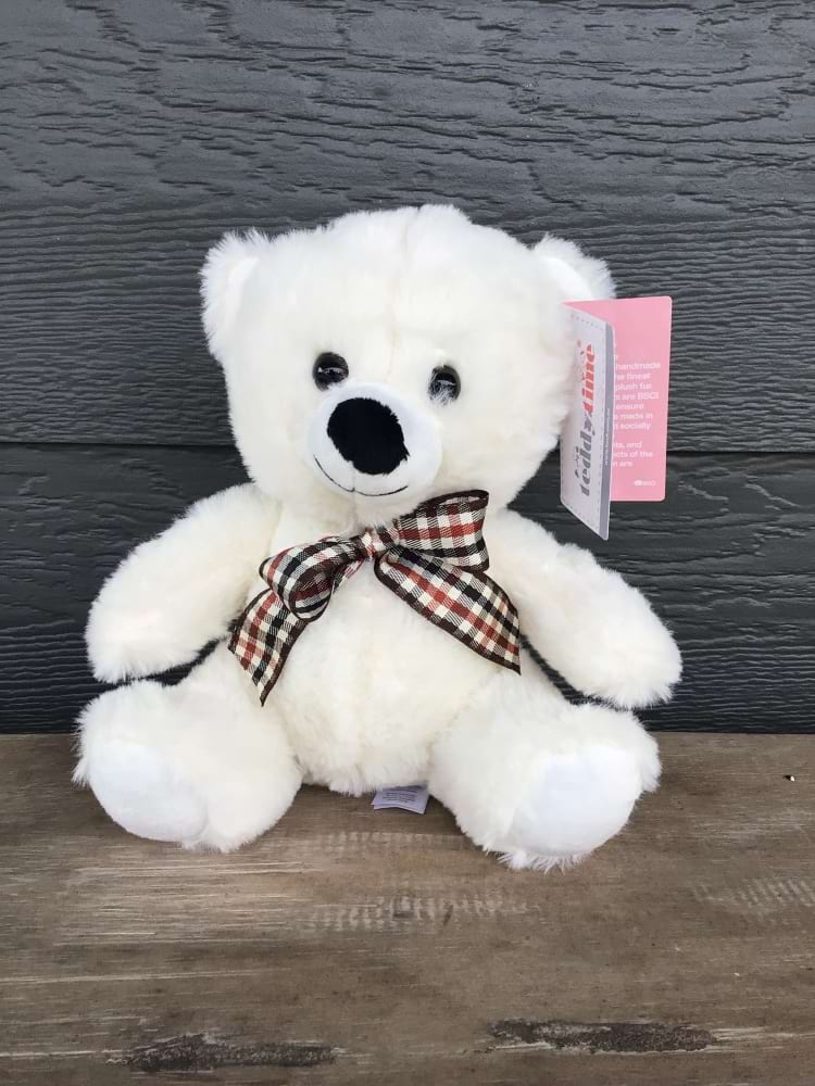 Teddy Bear Toby White