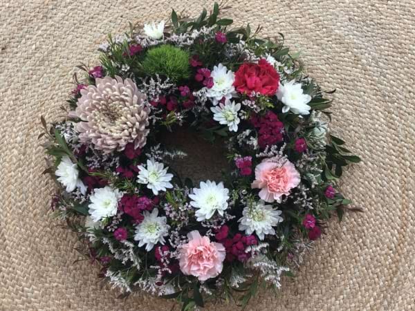 Floral Wreath Pink