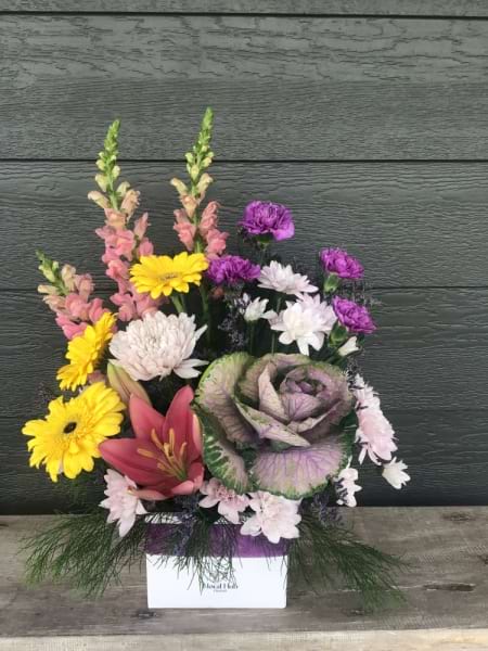 Mauve Flower Arrangement