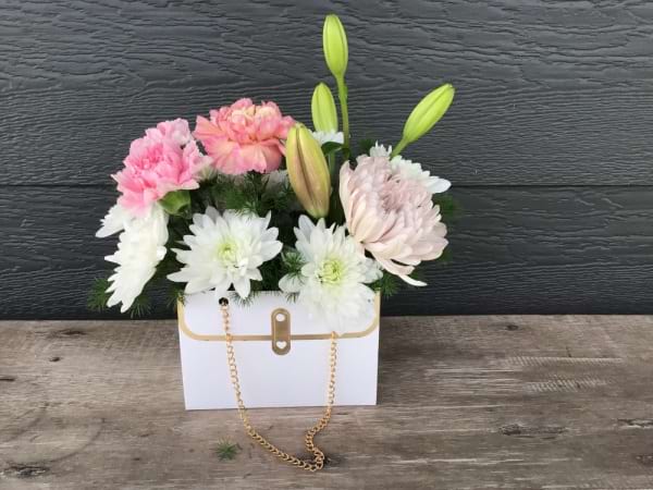 Mixed Flower Handbag Giftbox