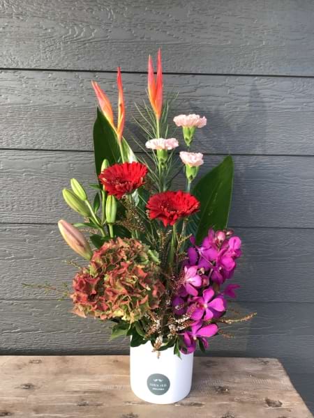 Flower Arrangement Plum