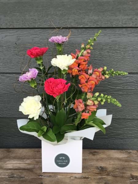 Carnation & Snapdragon Arrangement