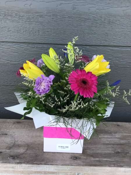 Carmine Flower Arrangement